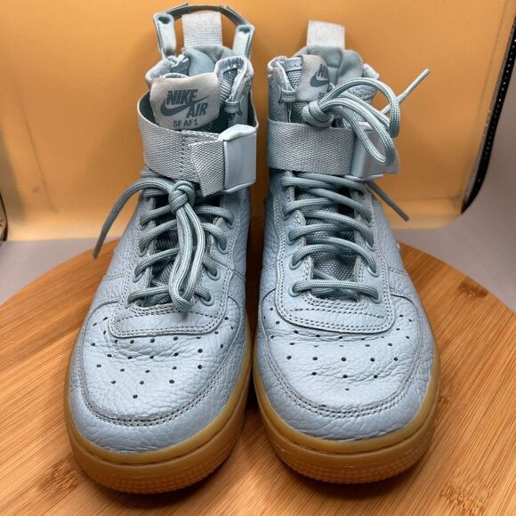 Nike SF AF1 Mid Air Force 1 (GS) Blue Sneakers AJ0424-401 Size 5Y Women 6.5 - Picture 5 of 9